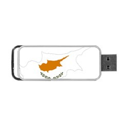 Cyprus Country Europe Flag Borders Portable Usb Flash (two Sides) by Sapixe