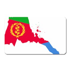 Eritrea Flag Map Geography Outline Magnet (rectangular)