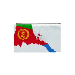 Eritrea Flag Map Geography Outline Cosmetic Bag (small) by Sapixe