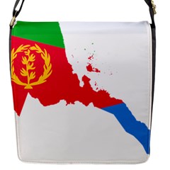 Eritrea Flag Map Geography Outline Flap Closure Messenger Bag (s)