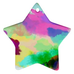 Watercolors Spots                              Ornament (star)