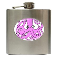 Squid Octopus Animal Hip Flask (6 Oz) by Bajindul