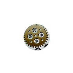 Gear Background Sprocket 1  Mini Buttons by HermanTelo