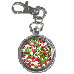 Cherry Leaf Fruit Summer Key Chain Watches