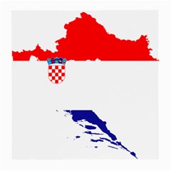 Croatia Country Europe Flag Medium Glasses Cloth (2 Sides) by Sapixe