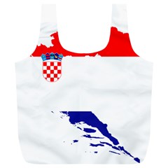 Croatia Country Europe Flag Full Print Recycle Bag (xl) by Sapixe