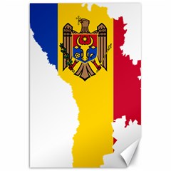 Moldova Country Europe Flag Canvas 20  X 30 