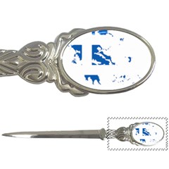 Greece Country Europe Flag Borders Letter Opener by Sapixe