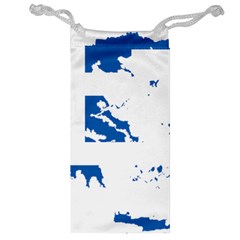 Greece Country Europe Flag Borders Jewelry Bag by Sapixe