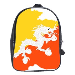 Borders Country Flag Geography Map School Bag (large)