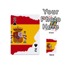 Spain Country Europe Flag Borders Playing Cards 54 Designs (mini)