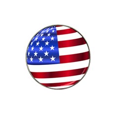 America Usa United States Flag Hat Clip Ball Marker (10 Pack) by Sapixe