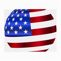 America Usa United States Flag Small Glasses Cloth (2 Sides)
