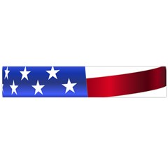 America Usa United States Flag Large Flano Scarf  by Sapixe