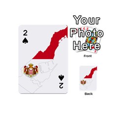 Monaco Country Europe Flag Borders Playing Cards 54 Designs (mini)