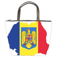 Romania Country Europe Flag Bucket Bag by Sapixe