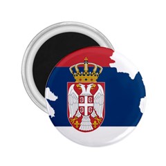 Serbia Country Europe Flag Borders 2 25  Magnets