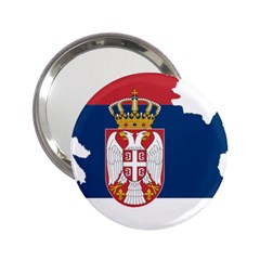 Serbia Country Europe Flag Borders 2 25  Handbag Mirrors by Sapixe