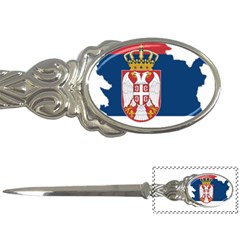 Serbia Country Europe Flag Borders Letter Opener by Sapixe