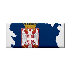 Serbia Country Europe Flag Borders Hand Towel by Sapixe