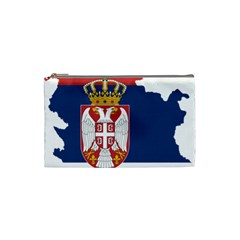 Serbia Country Europe Flag Borders Cosmetic Bag (small) by Sapixe