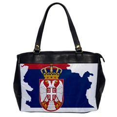 Serbia Country Europe Flag Borders Oversize Office Handbag