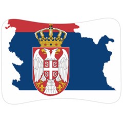Serbia Country Europe Flag Borders Velour Seat Head Rest Cushion by Sapixe