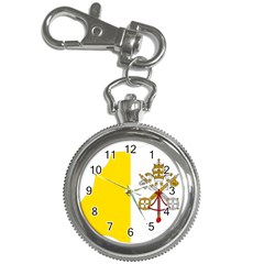 Vatican City Country Europe Flag Key Chain Watches by Sapixe