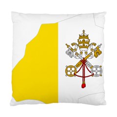 Vatican City Country Europe Flag Standard Cushion Case (two Sides) by Sapixe