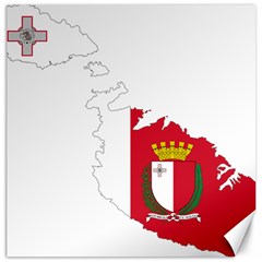 Malta Country Europe Flag Borders Canvas 12  X 12 