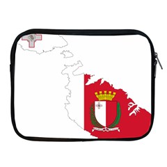 Malta Country Europe Flag Borders Apple Ipad 2/3/4 Zipper Cases
