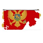 Montenegro Country Europe Flag Pencil Cases Back