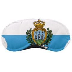 San Marino Country Europe Flag Sleeping Mask by Sapixe