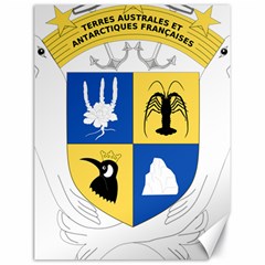 Coat Of Arms Of The French Southern And Antarctic Lands Canvas 18  X 24  by abbeyz71