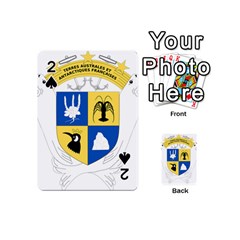 Coat Of Arms Of The French Southern And Antarctic Lands Playing Cards 54 Designs (mini) by abbeyz71