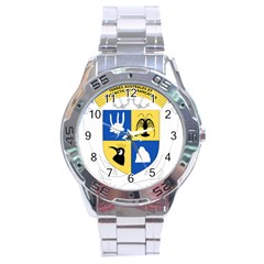 Coat Of Arms Of The French Southern And Antarctic Lands Stainless Steel Analogue Watch by abbeyz71