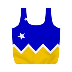 Flag Of Magallanes Region, Chile Full Print Recycle Bag (m) by abbeyz71