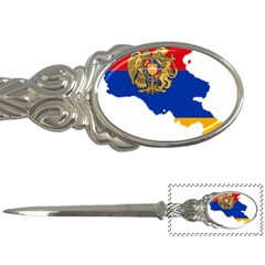 Borders Country Flag Geography Map Letter Opener by Sapixe