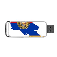 Borders Country Flag Geography Map Portable Usb Flash (two Sides) by Sapixe