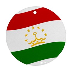 Flag Iran Tajikistan Afghanistan Ornament (round) by Sapixe