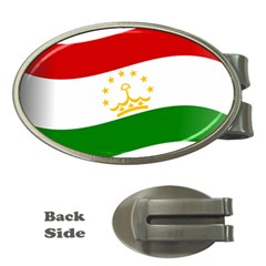 Flag Iran Tajikistan Afghanistan Money Clips (oval)  by Sapixe