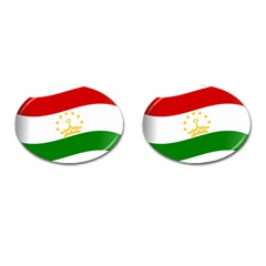 Flag Iran Tajikistan Afghanistan Cufflinks (oval) by Sapixe