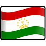 Flag Iran Tajikistan Afghanistan Double Sided Fleece Blanket (Large)  80 x60  Blanket Back