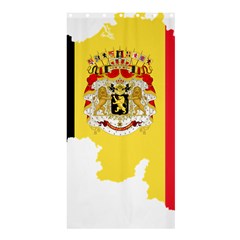 Belgium Country Europe Flag Shower Curtain 36  X 72  (stall) 