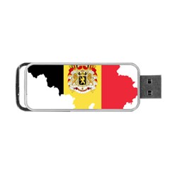 Belgium Country Europe Flag Portable Usb Flash (one Side) by Sapixe