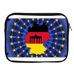 Republic Germany Deutschland Map Apple Ipad 2/3/4 Zipper Cases by Sapixe