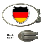 Flag German Germany Country Symbol Money Clips (Oval)  Front