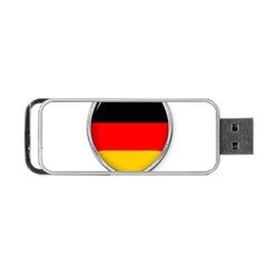 Flag German Germany Country Symbol Portable Usb Flash (one Side) by Sapixe