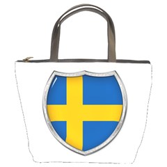 Flag Sweden Country Swedish Symbol Bucket Bag by Sapixe