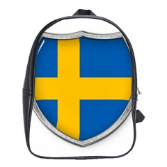 Flag Sweden Country Swedish Symbol School Bag (large)